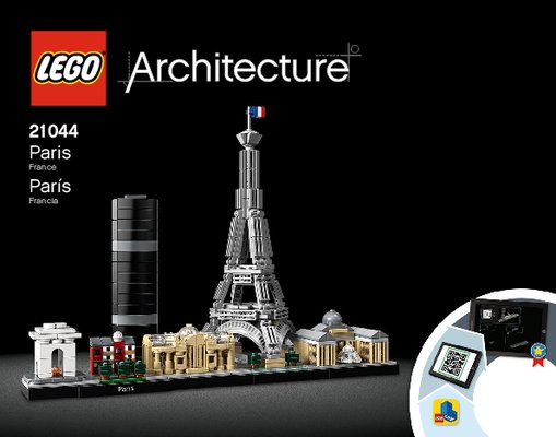 Building Instructions - LEGO - 21044 - Paris: Page 1