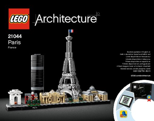 Building Instructions - LEGO - 21044 - Paris: Page 1