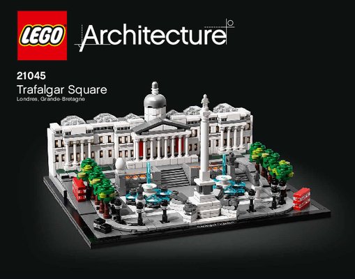 Building Instructions - LEGO - 21045 - Trafalgar Square: Page 1