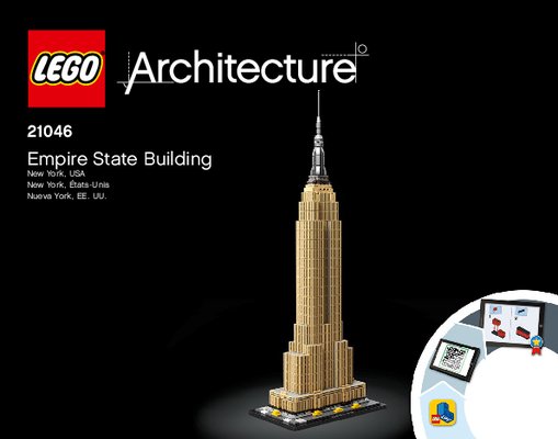 Building Instructions - LEGO - 21046 - Empire State Building: Page 1