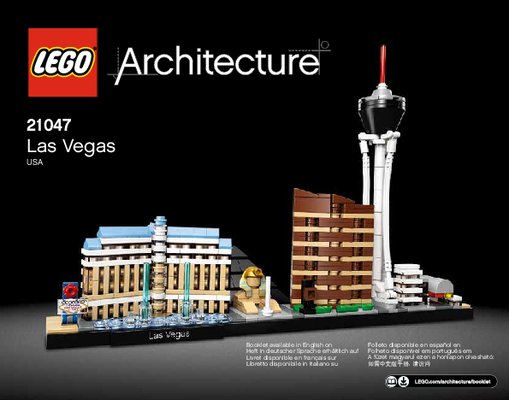 Building Instructions - LEGO - 21047 - Las Vegas: Page 1