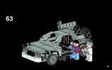 Building Instructions - LEGO - Ideas - 21103 - The DeLorean time machine: Page 91