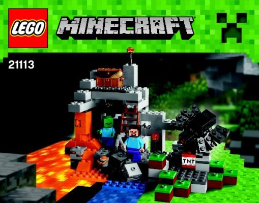 Building Instructions - LEGO - Minecraft - 21113 - The Cave: Page 1