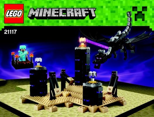 Building Instructions - LEGO - Minecraft - 21117 - The Ender Dragon: Page 1