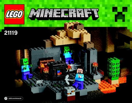 Building Instructions - LEGO - Minecraft - 21119 - The Dungeon: Page 1