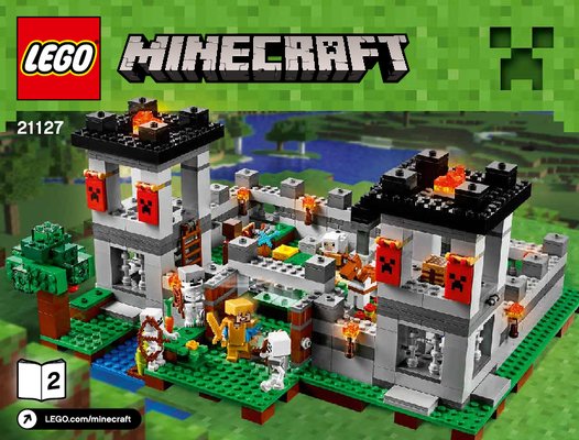 Building Instructions - LEGO - Minecraft - 21127 - The Fortress: Page 1