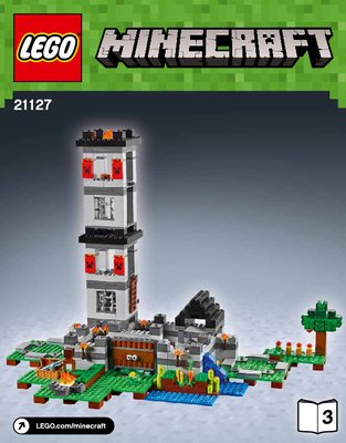 Building Instructions - LEGO - Minecraft - 21127 - The Fortress: Page 1