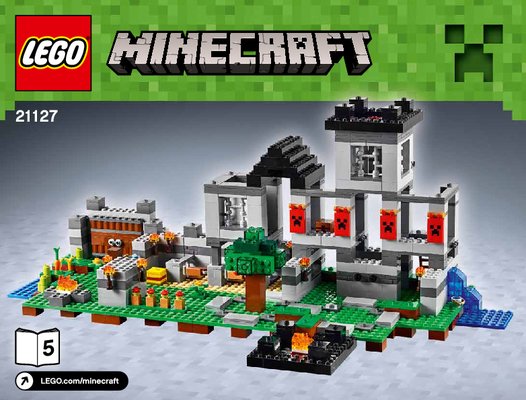 Building Instructions - LEGO - Minecraft - 21127 - The Fortress: Page 1