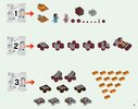 Building Instructions - LEGO - Minecraft - 21130 - The Nether Railway: Page 3