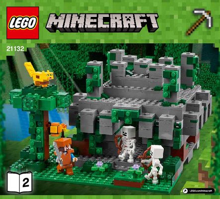 Building Instructions - LEGO - Minecraft - 21132 - The Jungle Temple: Page 1