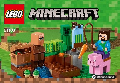 Building Instructions - LEGO - Minecraft - 21138 - The Melon Farm: Page 1