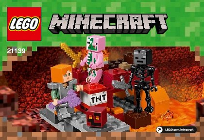 Building Instructions - LEGO - Minecraft - 21139 - The Nether Fight: Page 1