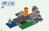 Building Instructions - LEGO - Minecraft - 21141 - The Zombie Cave: Page 42