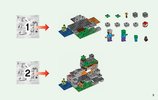 Building Instructions - LEGO - Minecraft - 21141 - The Zombie Cave: Page 3