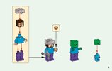 Building Instructions - LEGO - Minecraft - 21141 - The Zombie Cave: Page 5