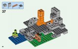 Building Instructions - LEGO - Minecraft - 21141 - The Zombie Cave: Page 46