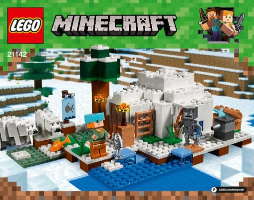 Building Instructions - LEGO - Minecraft - 21142 - The Polar Igloo: Page 1