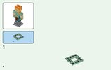 Building Instructions - LEGO - 21149 - Minecraft™ Alex BigFig with Chicken: Page 4