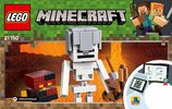 Building Instructions - LEGO - 21150 - Minecraft™ Skeleton BigFig with Magma Cu: Page 1