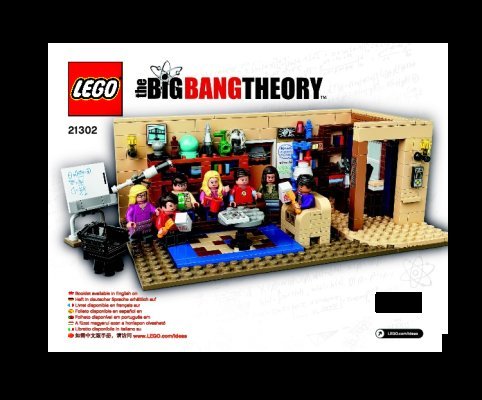 Building Instructions - LEGO - Ideas - 21302 - The Big Bang Theory: Page 1