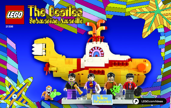 Building Instructions LEGO Ideas 21306 Yellow Submarine