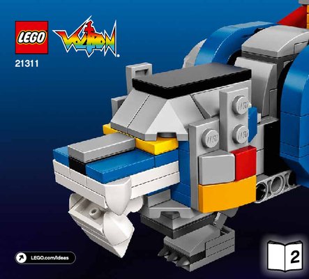 Building Instructions - LEGO - 21311 - Voltron: Page 1