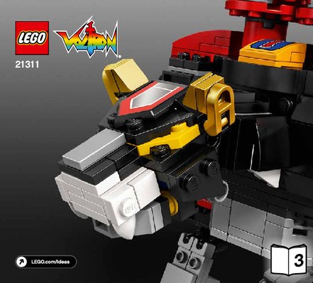 Building Instructions - LEGO - 21311 - Voltron: Page 1