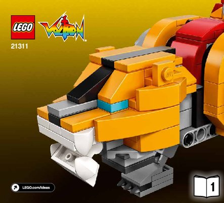 Building Instructions - LEGO - 21311 - Voltron: Page 1