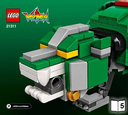 Building Instructions - LEGO - 21311 - Voltron: Page 1