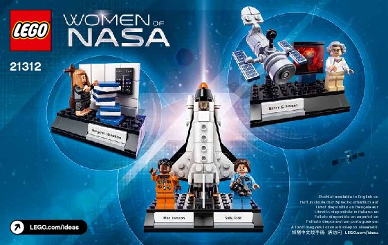 Building Instructions - LEGO - Ideas - 21312 - Women of NASA: Page 1