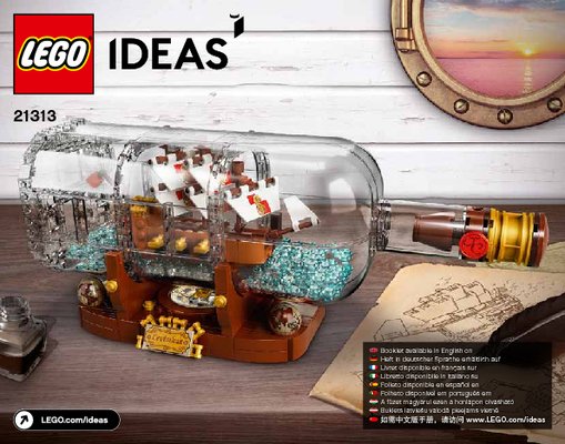 Building Instructions - LEGO - Ideas - 21313 - Ship in a Bottle: Page 1