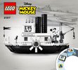 Building Instructions - LEGO - 21317 - Steamboat Willie: Page 1