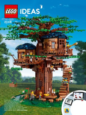 Building Instructions - LEGO - 21318 - Tree House: Page 1