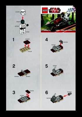 Building Instructions - LEGO - 30005 - Imperial Speeder Bike TM: Page 1