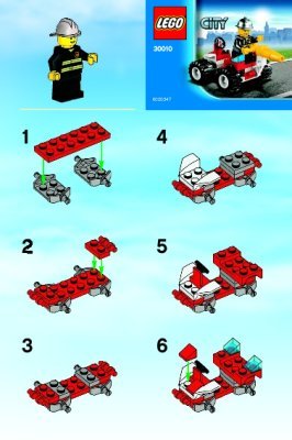 Building Instructions - LEGO - 30010 - Fire Chief: Page 1