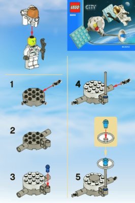 Building Instructions - LEGO - 30016 - Satellite: Page 1