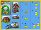 Building Instructions - LEGO - 30028 - Wreath: Page 1