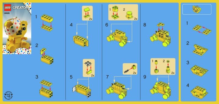 Building Instructions - LEGO - 30029 - Pudsey: Page 1