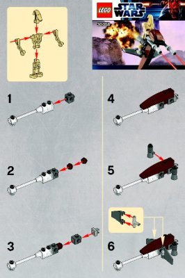 Building Instructions - LEGO - 30058 - STAP: Page 1