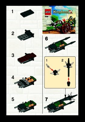 Building Instructions - LEGO - 30061 - Attack wagon: Page 1