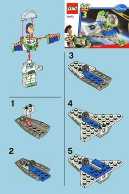 Building Instructions - LEGO - 30073 - Buzz's Mini Ship: Page 1