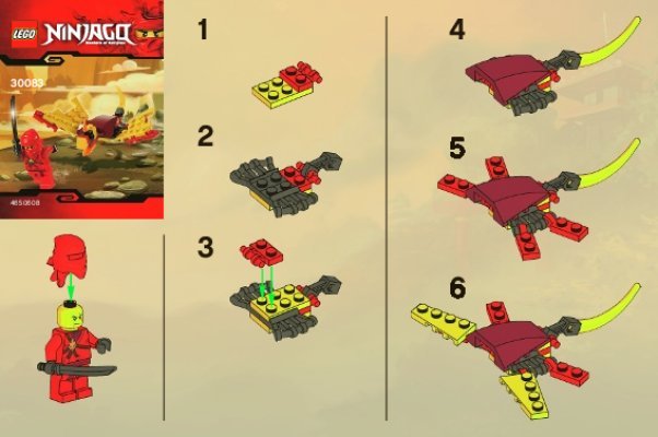 Building Instructions - LEGO - 30083 - Dragon Fight: Page 1