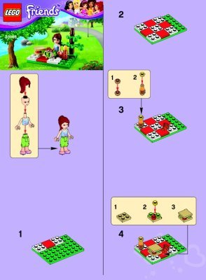 Building Instructions - LEGO - 30108 - LEGO® Friends Summer Picnic: Page 1