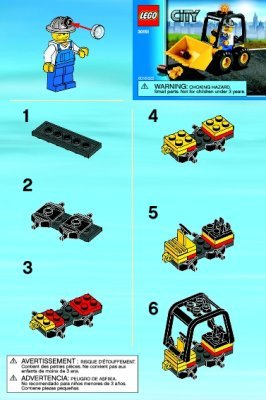 Building Instructions - LEGO - 30151 - Mining Dozer: Page 1