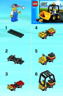 Building Instructions - LEGO - 30151 - Mining Dozer: Page 1