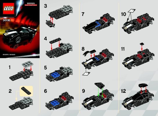 Building Instructions - LEGO - 30195 - FXX: Page 1