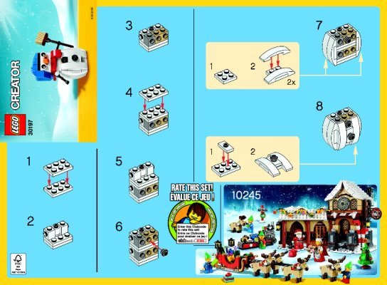 Building Instructions - LEGO - 30197 - Snowman: Page 1