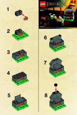 Building Instructions - LEGO - 30210 - Frodo with cooking corner: Page 1