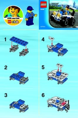 Building Instructions - LEGO - 30228 - Police ATV: Page 1