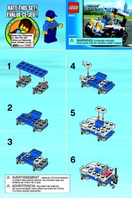 Building Instructions - LEGO - 30228 - Police ATV: Page 1